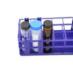 Blue Detachable Test Tube Rack - 3 Pieces