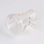 StonyLab 50ml Borosilicate Glass Filtering Flask - 2 Pack