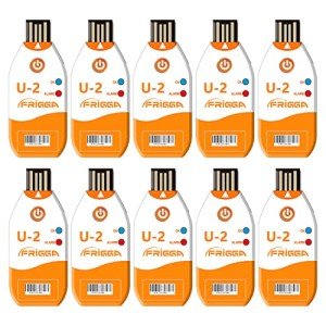 Frigga 10pcs Single-Use USB Temperature Loggers