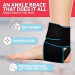 Ankle Brace Support for Injury Recovery (Pink)