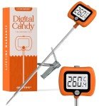 Digital Candy Thermometer with Pot Clip and LCD Display