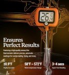 Digital Candy Thermometer with Pot Clip and LCD Display