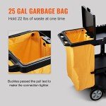 Heavy-Duty 3-Shelf Janitorial Cleaning Cart