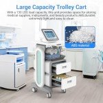 Mobile Medical Carts with Wheels and Drawers