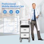 Mobile Medical Carts with Wheels and Drawers