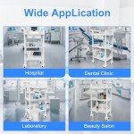 Mobile 3-Tier Utility Cart with Drawer and Bin