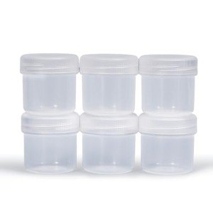 ASEVAT 1 oz Leak-Proof Lab Reagent Bottles (6 Pack)