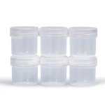 ASEVAT 1 oz Leak-Proof Lab Reagent Bottles (6 Pack)