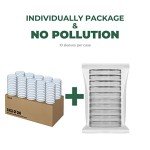 200 Sterile Thick Plastic Petri Dishes with Lid