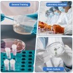 60 Pack Sterile Plastic Petri Dishes, 90mm