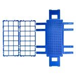 3-Pack Blue Detachable Test Tube Rack for Labs
