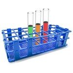 3-Pack Blue Detachable Test Tube Rack for Labs
