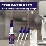 Bubly Drops Glass Dropper Pipettes - 3 Pack