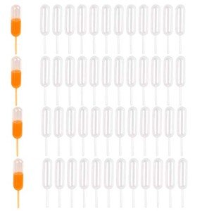 120 Pcs 4ml Dessert Pipettes for Infusing Treats