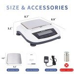 LACHOI 600g Precision Laboratory Analytical Balance Scale