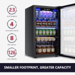 Icyglee 126 Can Mini Beverage Cooler Fridge