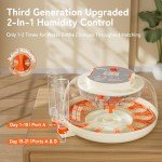 Automatic 18-Egg Incubator with Humidity Display