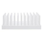 Test Tube Drying Rack for 66 Tubes - White
