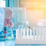 Test Tube Drying Rack for 66 Tubes - White