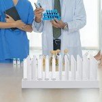 Test Tube Drying Rack for 66 Tubes - White