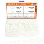 800-Piece Nylon Flat Washer Assortment Kit