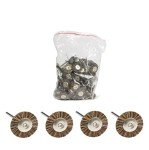 Soft Mounted Brushes for Lab Jewelry Polishing – 100 Pack