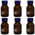 Karter Scientific 250ml Amber Glass Storage Bottles