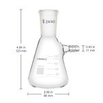 100 ml Filtering Flask with 24/40 Joint