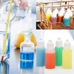 12PCS 15ML Refillable Plastic Dropper Bottles