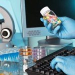 36 Pcs Clear Reagent Bottles with White Caps