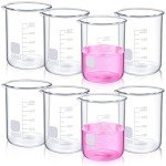Relaxweex 8 Pack 500ml Glass Lab Beakers