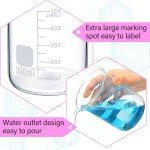 Relaxweex 8 Pack 500ml Glass Lab Beakers