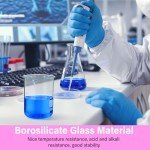 Relaxweex 8 Pack 500ml Glass Lab Beakers