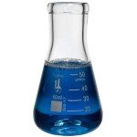 50ml Borosilicate Narrow Mouth Erlenmeyer Flask