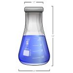 50ml Borosilicate Narrow Mouth Erlenmeyer Flask