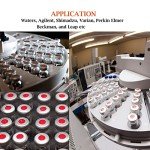 Amber 2 ML Autosampler Vials with Crimp Top - 100pcs