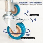 Stainless Steel 2-Tier Lab Serving Cart with Drawers