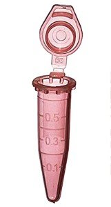 1000PCS Polypropylene 0.5ml Graduated Microcentrifuge Tubes