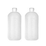 2-Pack 1000ml Graduated Plastic Lab Bottles