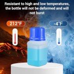 6-Pack Plastic Narrow Mouth Lab Reagent Bottles