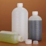 2-Pack 1000ml Graduated Plastic Lab Bottles