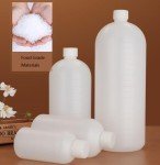 2-Pack 1000ml Graduated Plastic Lab Bottles