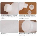 2-Pack 1000ml Graduated Plastic Lab Bottles