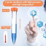 200 Pcs Sterile 15 ml Centrifuge Tubes