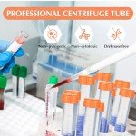 200 Pcs Sterile 15 ml Centrifuge Tubes