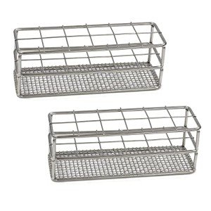 12-Hole Stainless Steel Test Tube Rack Set