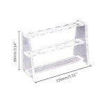Clear Acrylic Test Tube Rack for 10ml Tubes