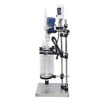 3L Jacketed Glass Reactor with Digital Display