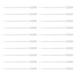 100Pcs 10ml Clear Disposable Pipettes for Labs