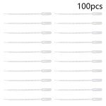 100Pcs 10ml Clear Disposable Pipettes for Labs